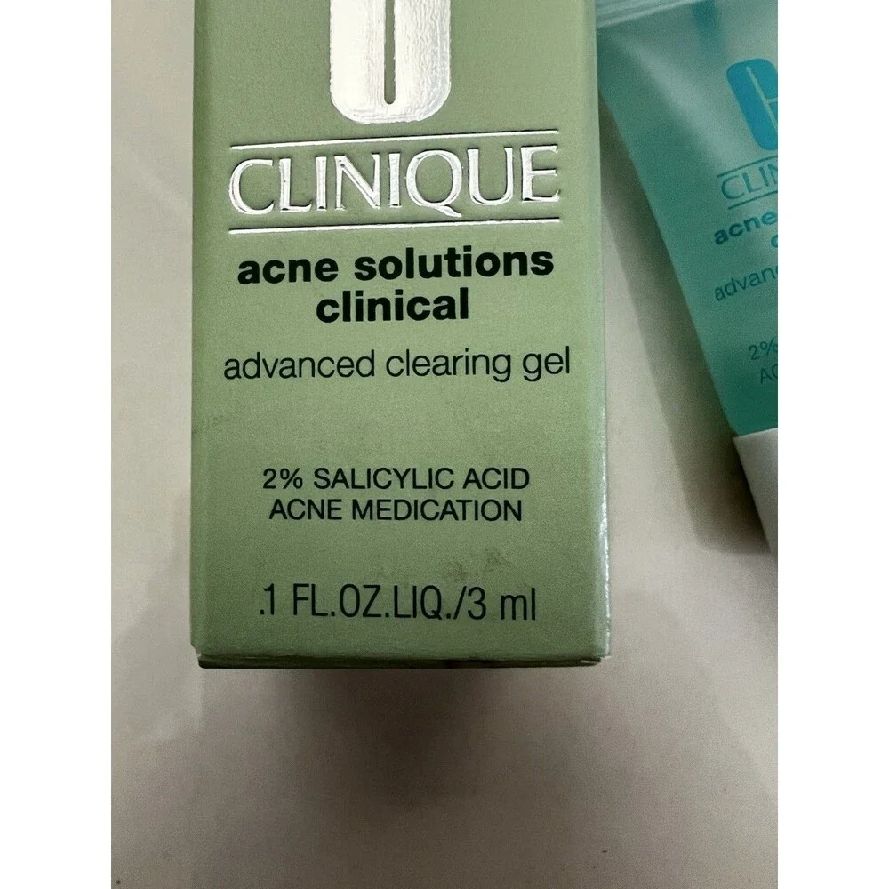 Clinique Acne Solutions Clinical Clearing Gel Mini 0.1 oz / 3ml Salicylic Acid